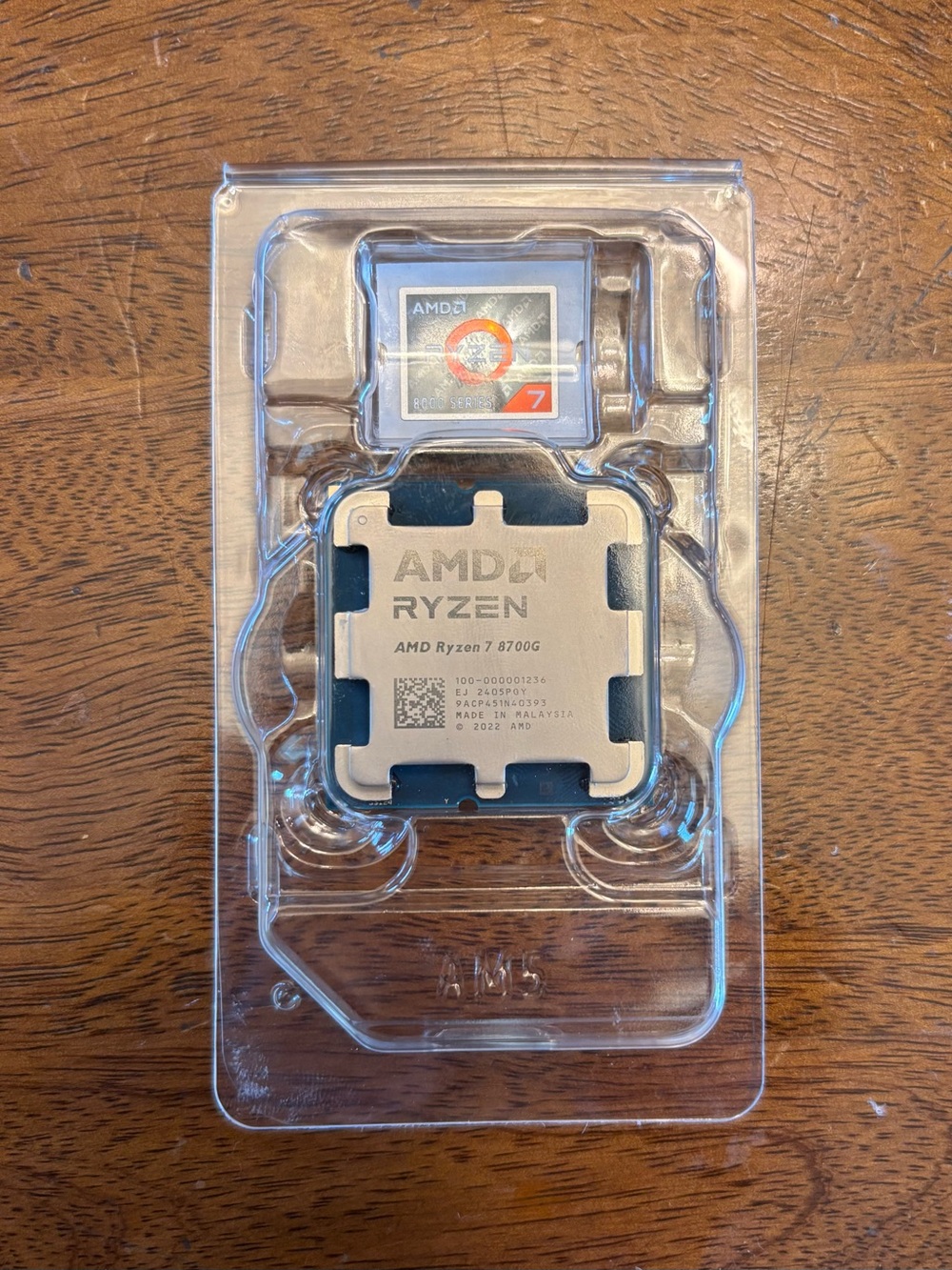 AMD Ryzen 8700G CPU/APU for AM5 Motherboards